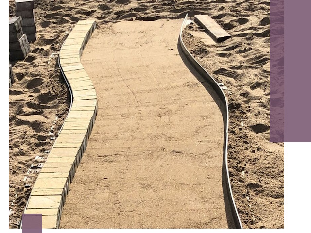 Металлические бордюры для тротуаров в Химках — прочные и долговечные