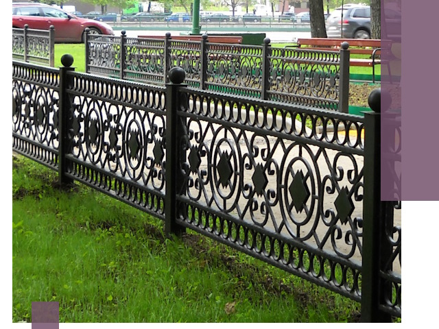 Секционные газонные ограждения под ключ в Химках