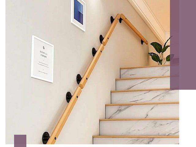 Поручни металлические и деревянные под ключ в Химках